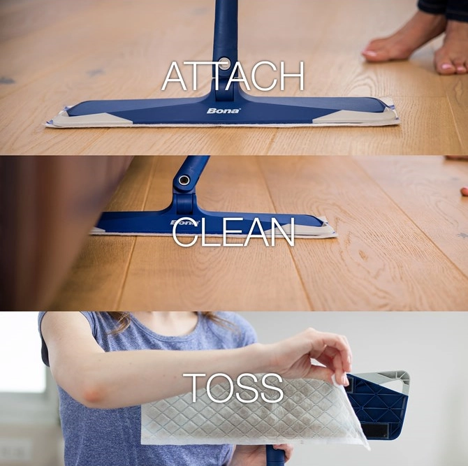 Bona Disposable Wet Cleaning Pads for Hardwood Floors3