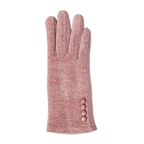 C.C Winter Warm Eco-Friendly Knit Chenille Touchscreen Gloves - Women's, One Size