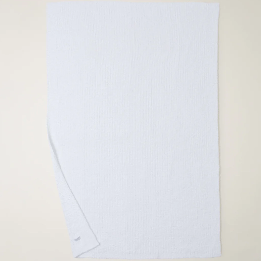 CozyChic Ribbed Throw - White2