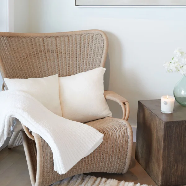 CozyChic Ribbed Throw - White3