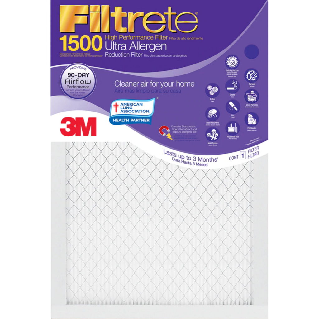 Filtrete Ultra Allergen Air Filter 15x20x1
