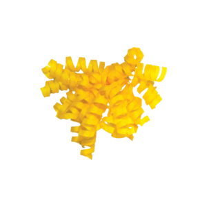 Yellow Grosgrain Curly Bow