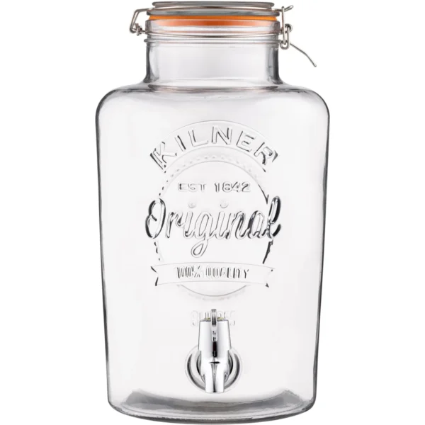 Kilner Clip Top 8 Liter Round Drinks Dispenser