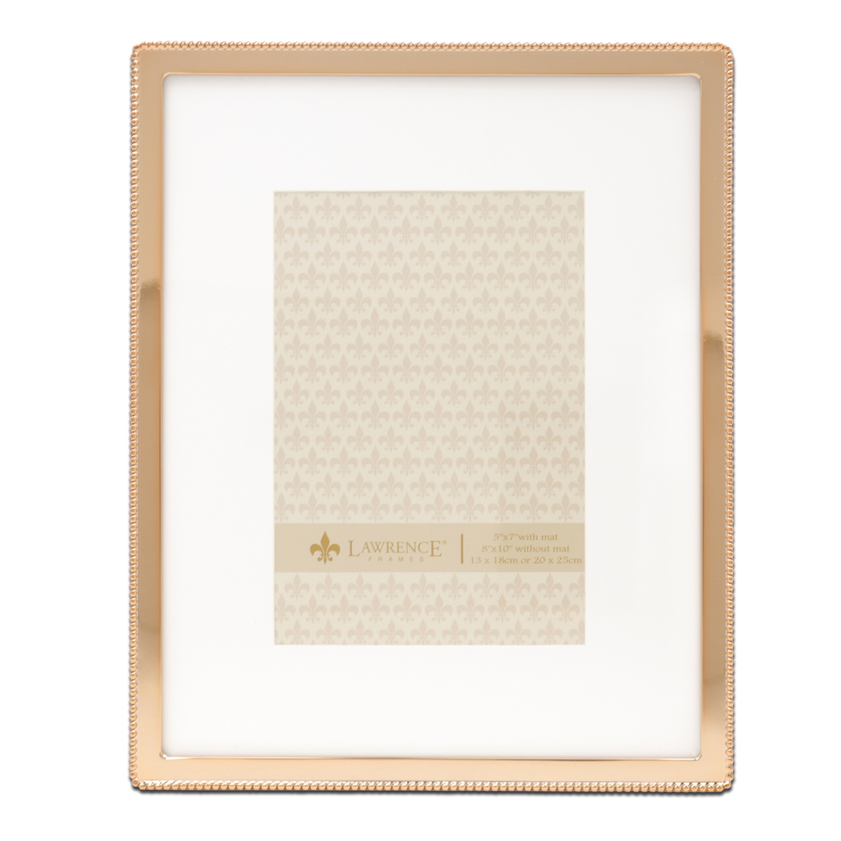 Lawrence Gold Beaded 8x10 Picture Frame