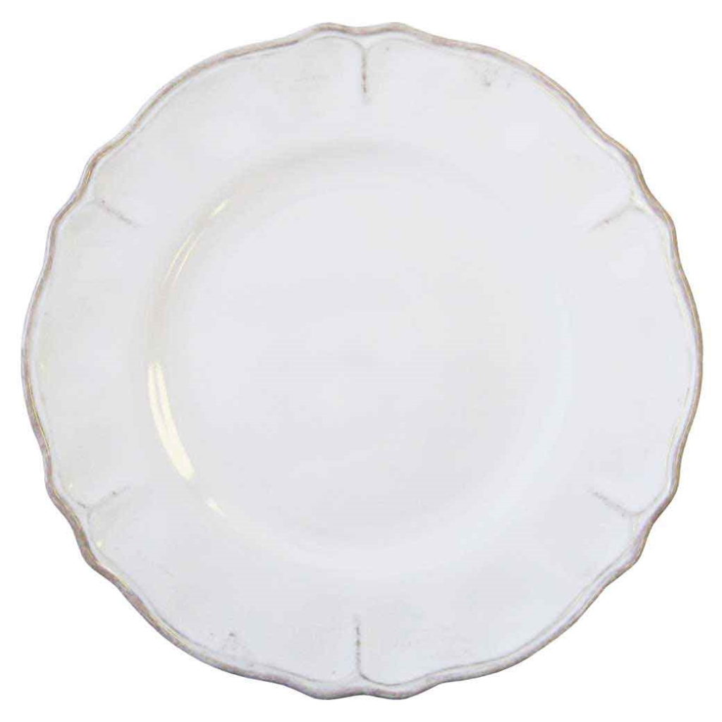 Le Cadeaux Rustica Antique White Dinner Plate