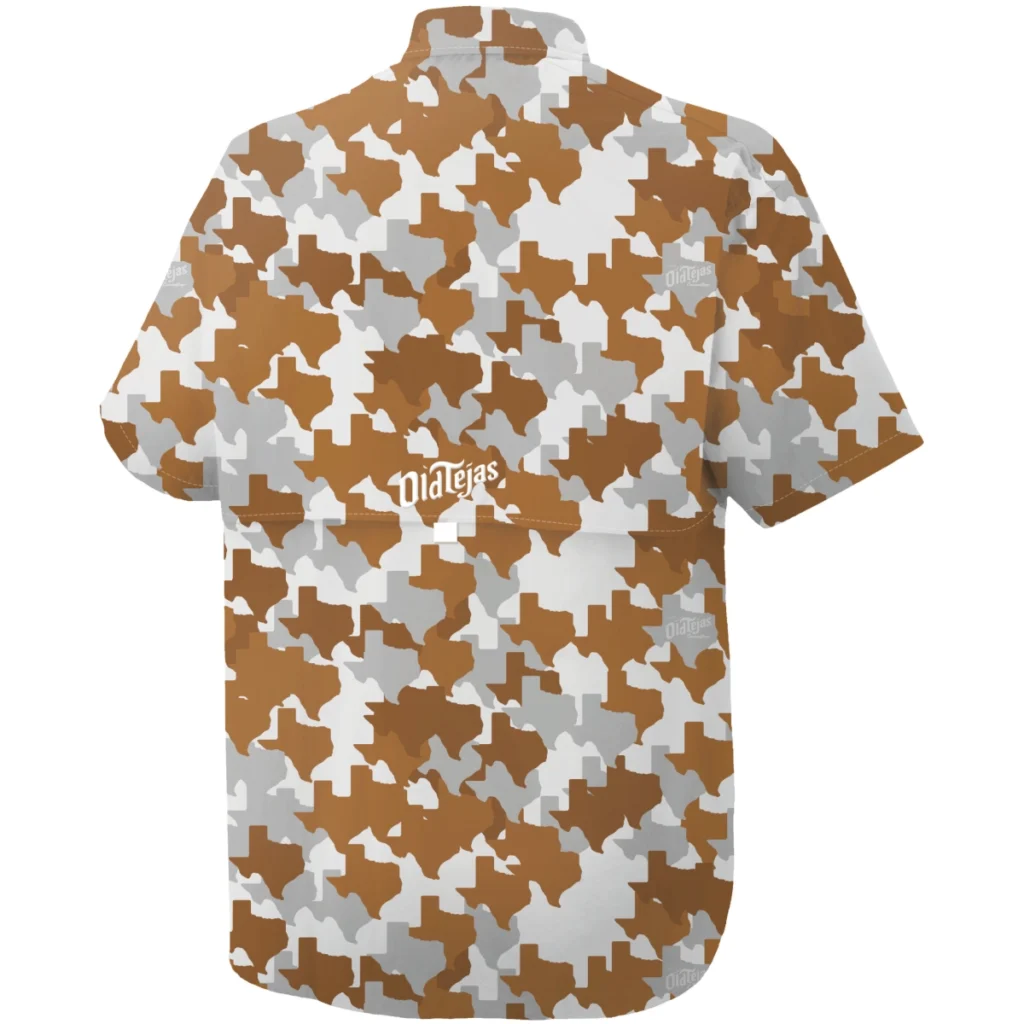 Old Tejas Austin Orange Field Shirt2