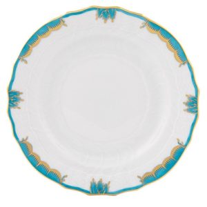 Herend Princess Victoria Turquoise Bread & Butter Plate