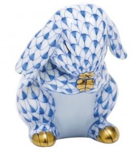 Praying Bunny, Blue
