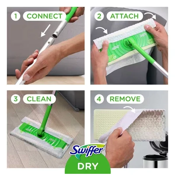 Swiffer Sweeper XL Dry & Wet Mop Starter Kit