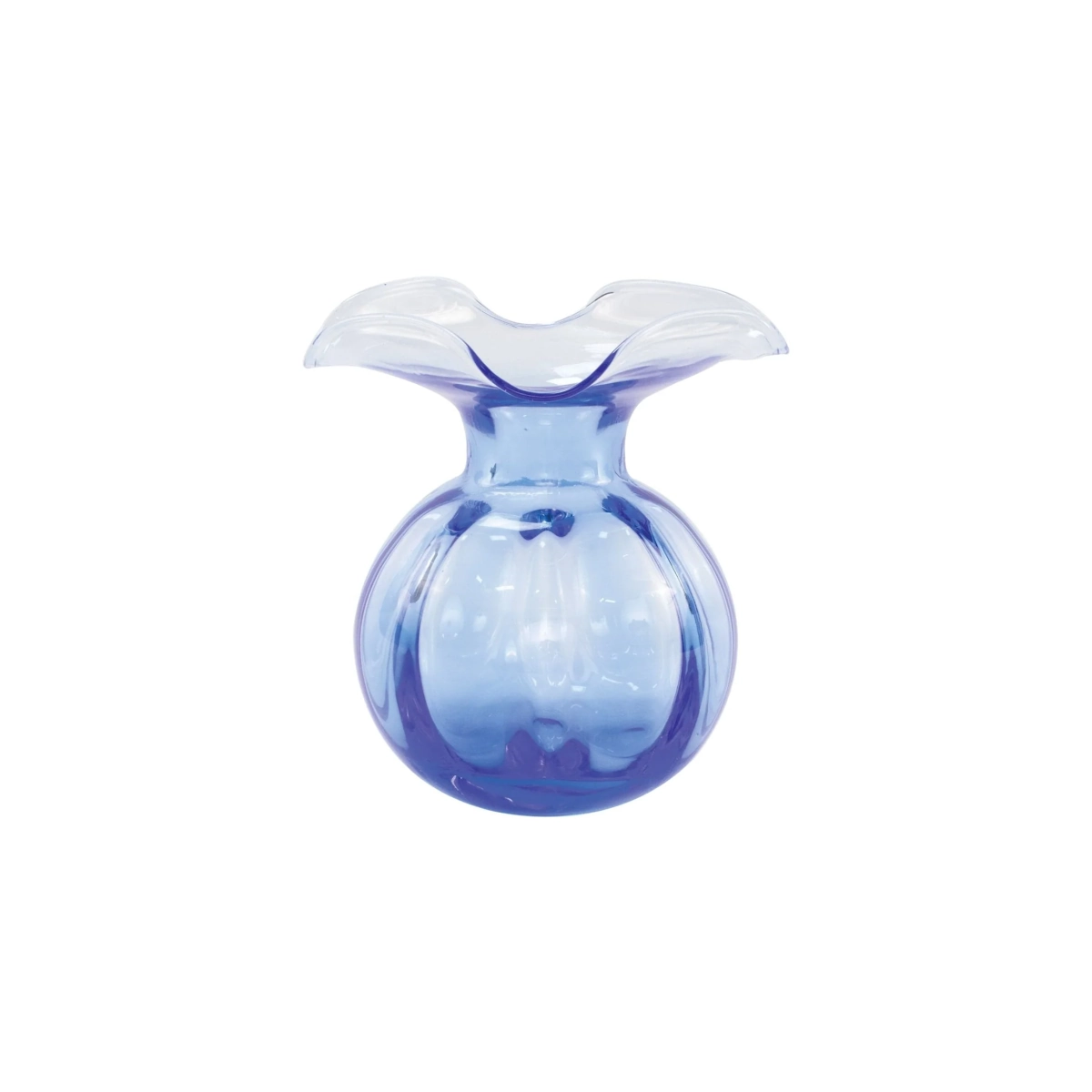 Vietri Hibiscus Cobalt Glass Bud Vase