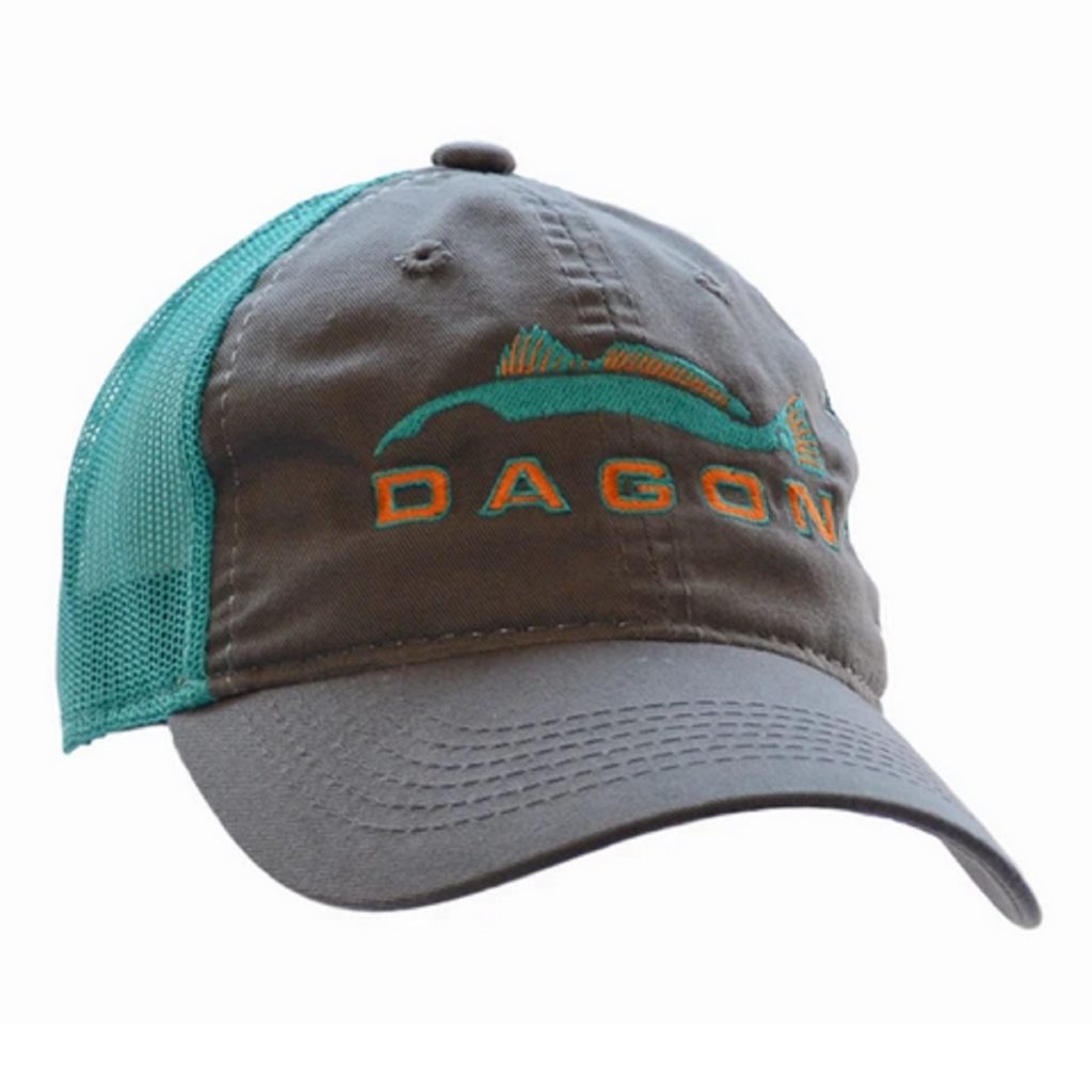 Dagon Light Blue Gray Trucker Hat