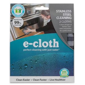 E-Cloth Stainless Steel Cleaning 2-Pack