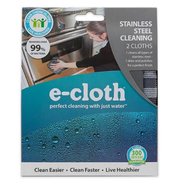 E-Cloth Stainless Steel Cleaning 2-Pack