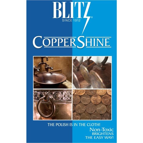 Blitz Copper Polish Shine Cleaner Cloth