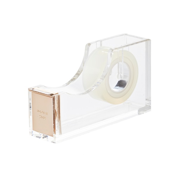 Kate Spade "Strike Gold" Acrylic Tape Dispenser Berings