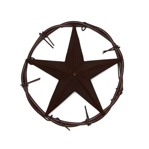 De Leon Collections 8” Texas Star Metal Wall Hanging