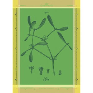 Garnier-Thiebaut Gui Botanique Vert Kitchen Towel