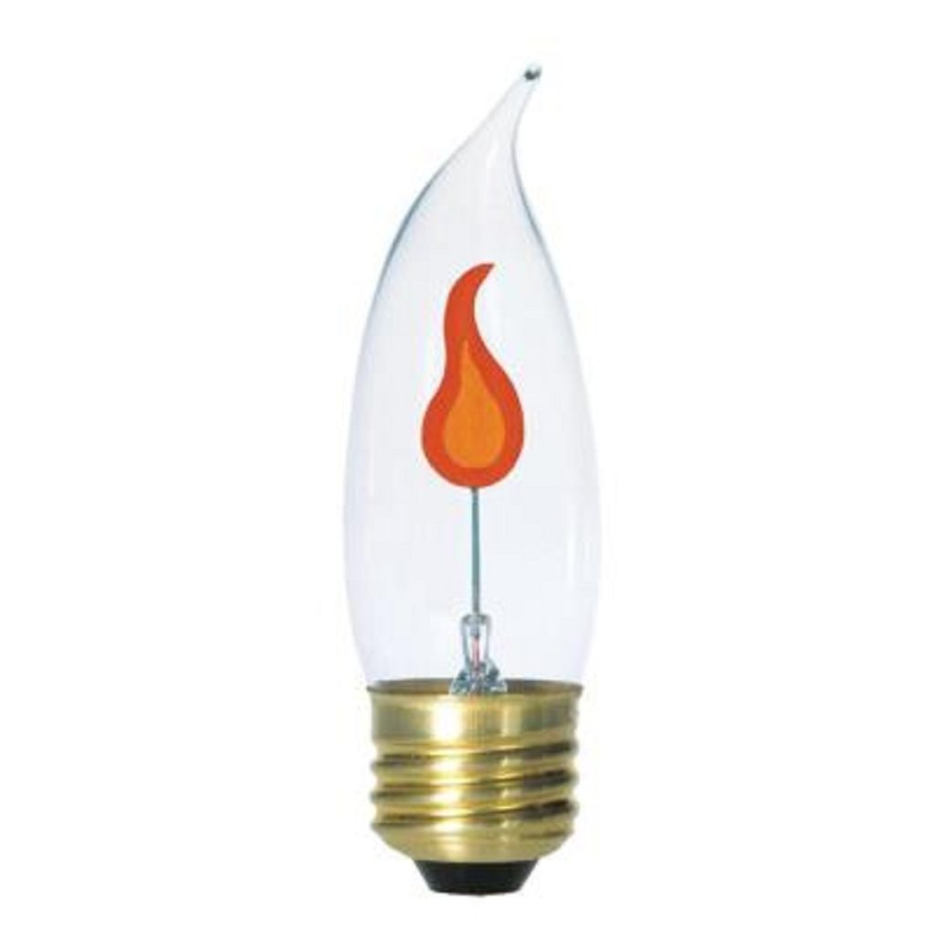 Westinghouse 3 Watt CA10 Clear E26 Medium Base Incandescent Decorative Light Bulb