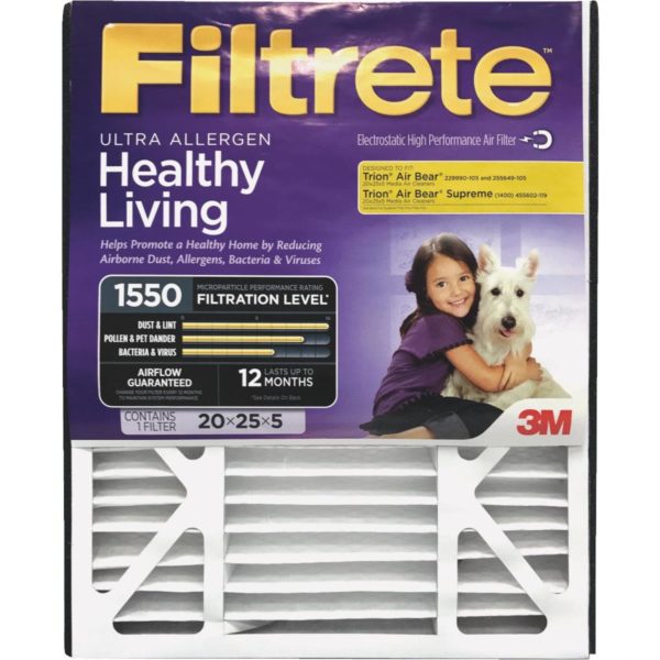 3M Filtrete Ultra Allergen Air Filter 20x25x5