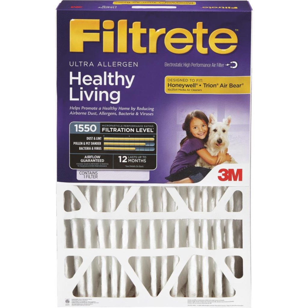 3M Filtrete Ultra Allergen Air Filter 16x25x4