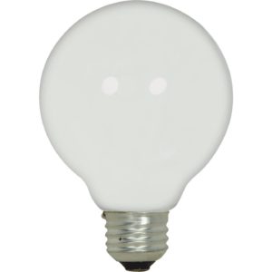 Satco 60W Equivalent Warm White Medium Base G25 Halogen Globe Light Bulb
