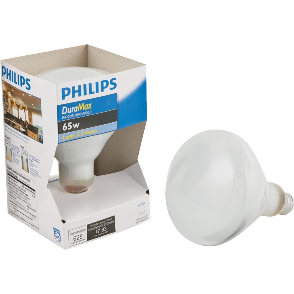 Philips DuraMax 65W Frosted Incandescent Floodlight Bulb