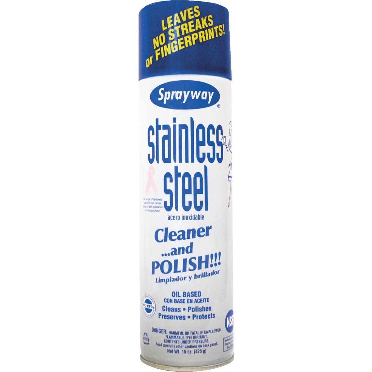Sprayway Stainless Steel Cleaner 15 oz Berings