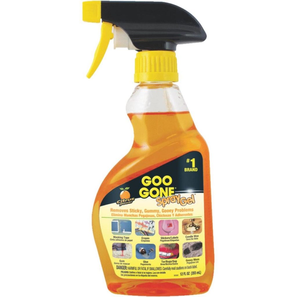Goo Gone 12 Oz. Spray Gel Adhesive Remover Berings