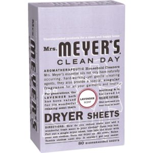 Mrs Meyer's Clean Day Lavender Dryer Sheet (80 Count)
