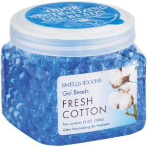 Smells Begone 12 Oz. Gel Beads Fresh Cotton Odor Neutralizer  