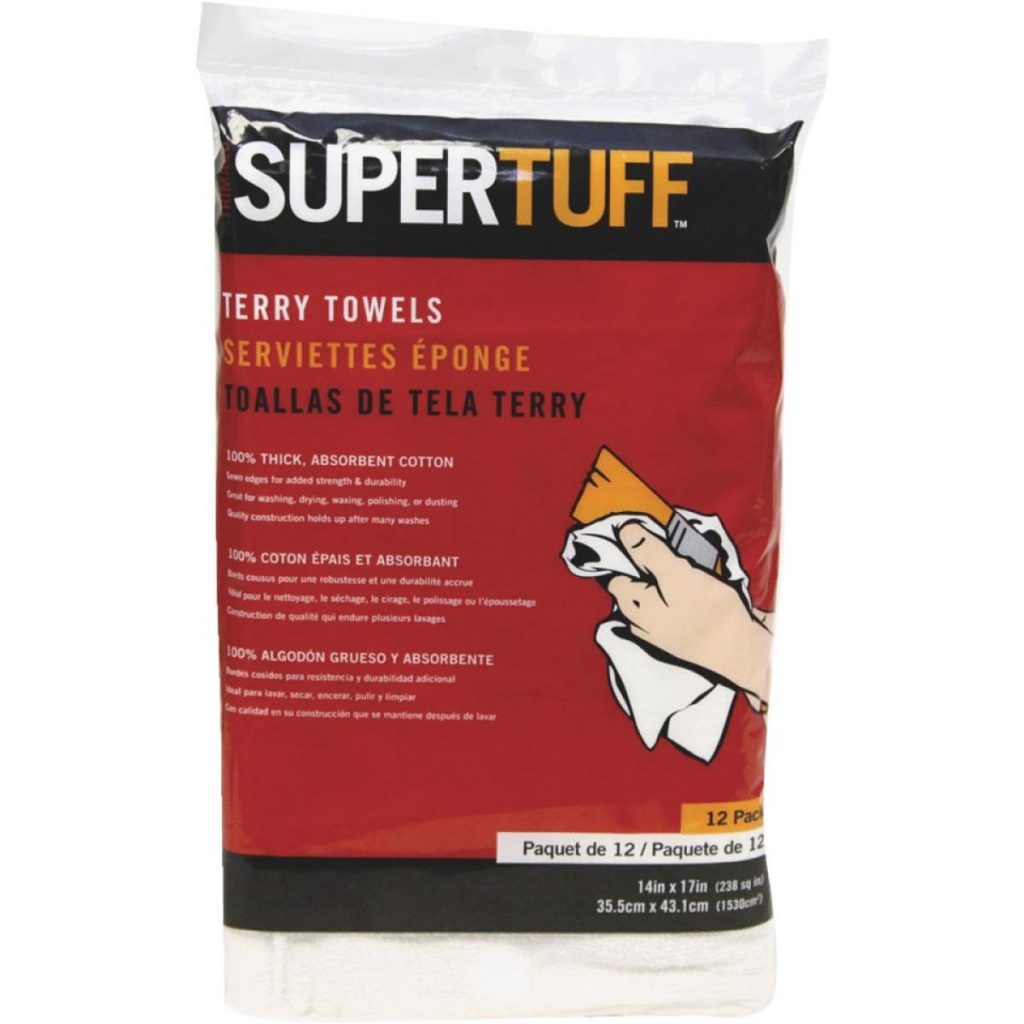 SuperTuff Terry Cloth Towels (12-Pack)