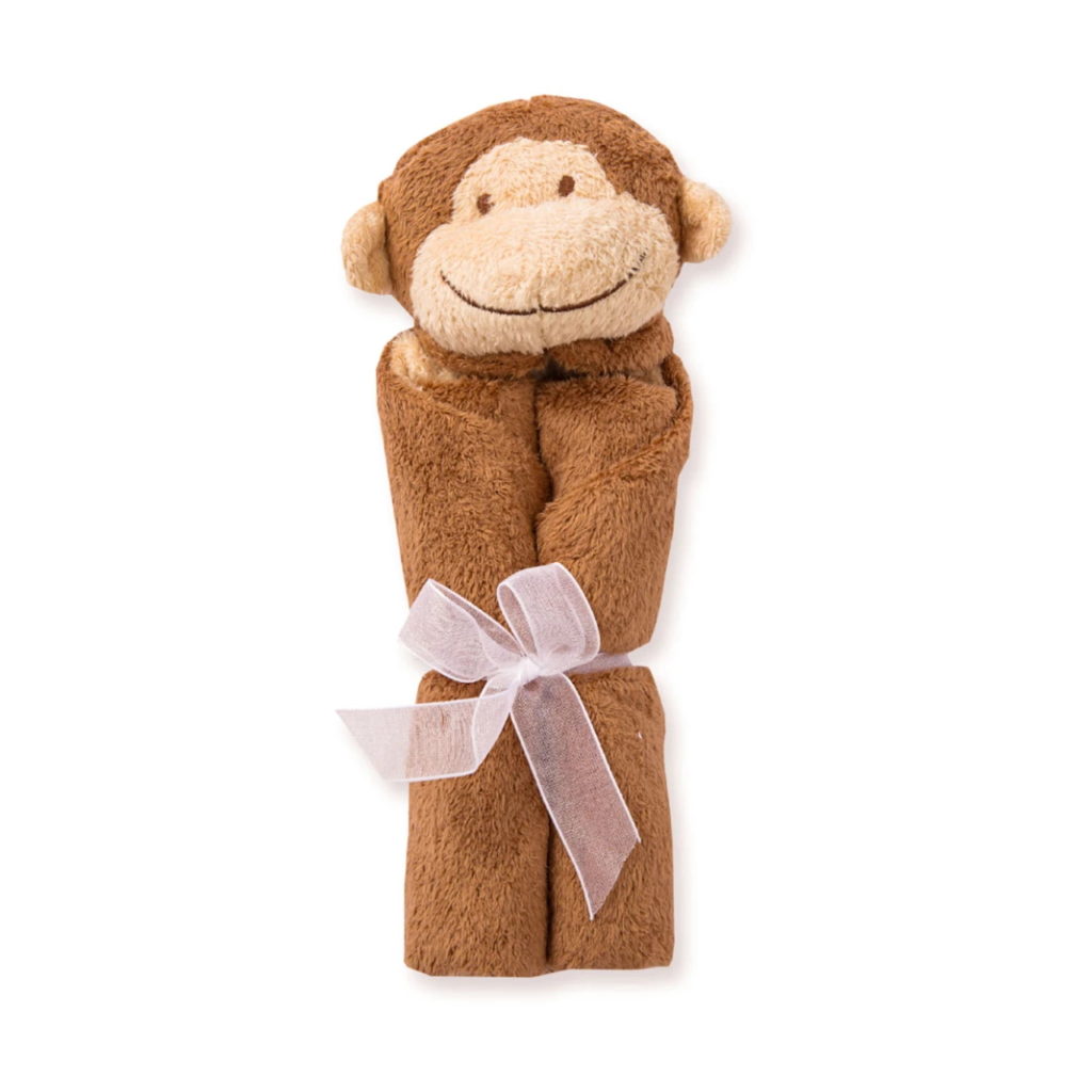 Angel Dear Lovie Blankie - Monkey Brown