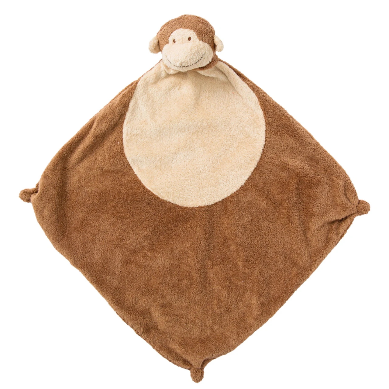 Angel Dear Lovie Blankie Monkey Brown Berings