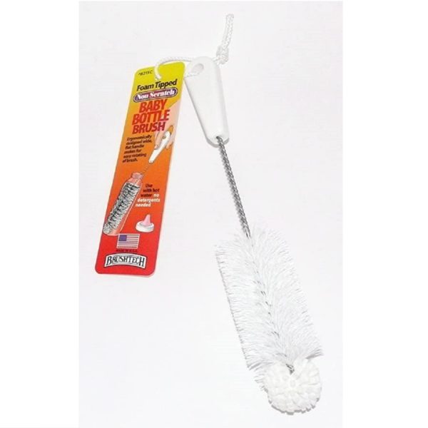 Brushtech Foam-Tipped Baby Bottle Brush