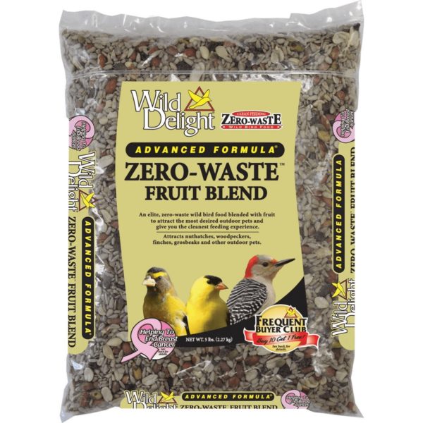 Wild Delight 360050 5 Lb Zero-Waste Fruit Blend Bird Feed