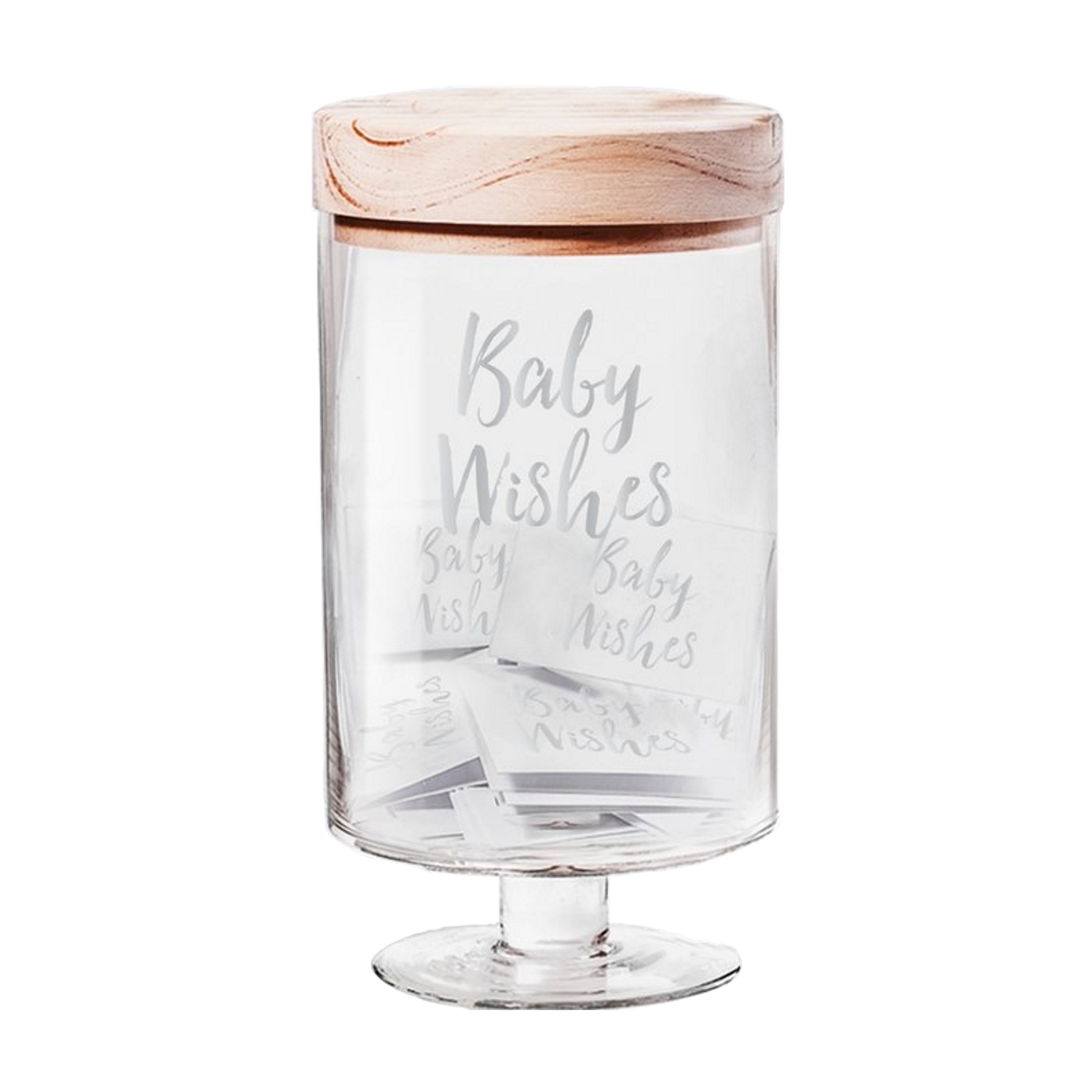 Baby Wishes Glass Jar Berings