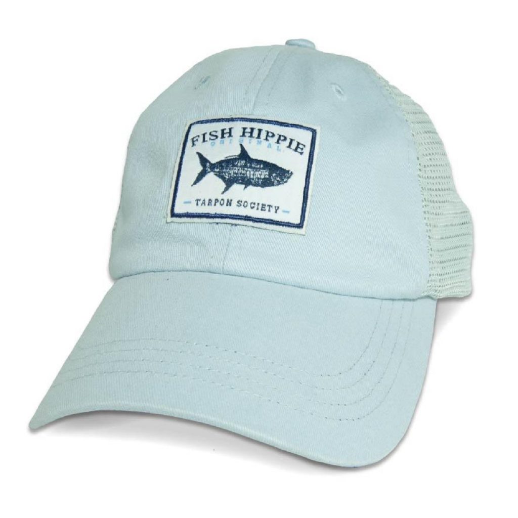 Fish Hippie Unstructured Tarpon Hat - Light Blue