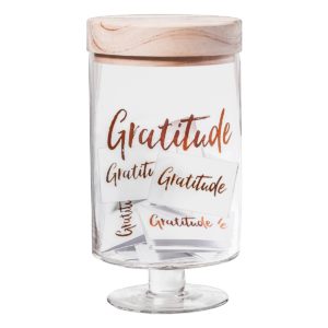 Gratitude Glass Jar
