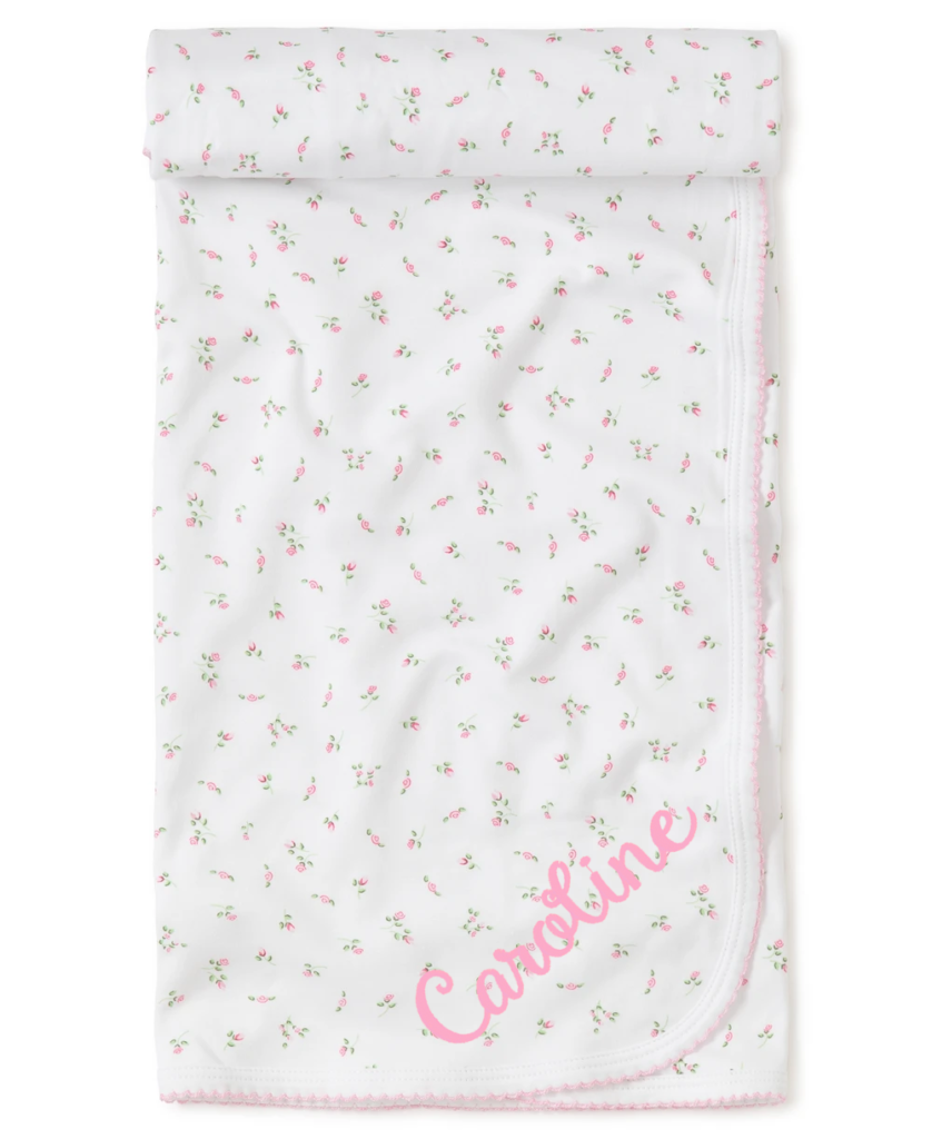 Garden Roses Print Blanket