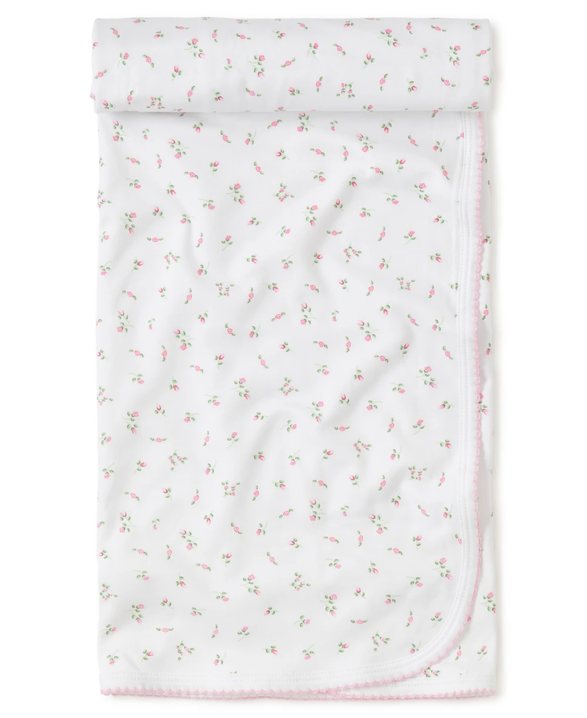 Garden Roses Print Blanket
