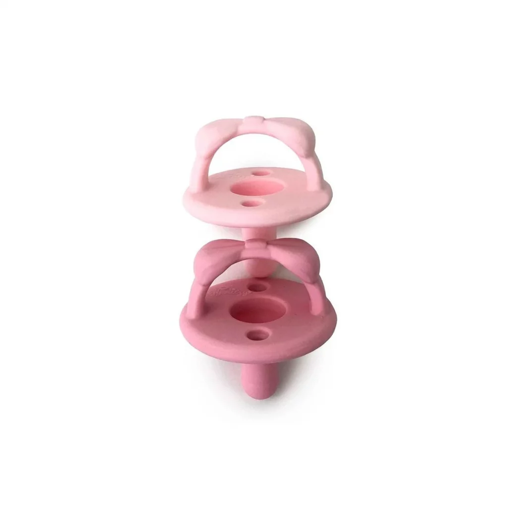 Itzy Ritzy Sweetie Soother Pacifier 2-pack - Pink Bows