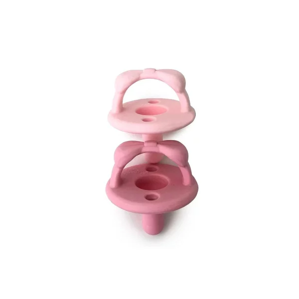 Itzy Ritzy Sweetie Soother Pacifier 2-pack - Pink Bows