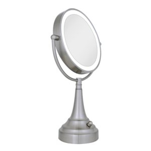 Zadro Cordless Dual-Sided LED Round Vanity Mirror