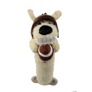 Loofa Dog Football Plush Dog Toy 18"