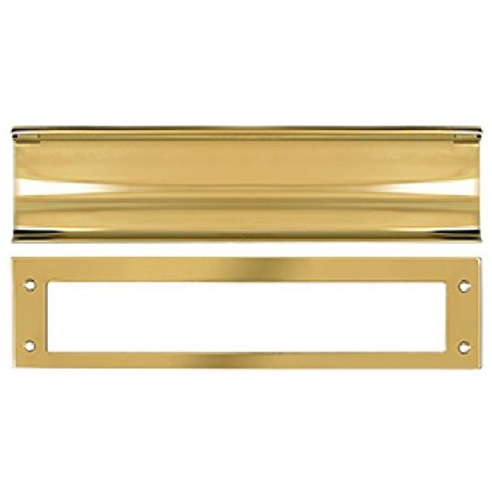 Deltana Heavy Duty Mail Slot - PVD Polished Brass