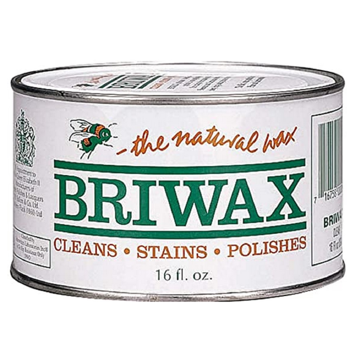 Briwax Dark Brown Wax, 16oz