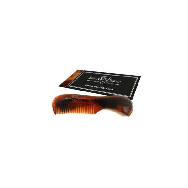 Edwin Jagger Beard & Mustache Comb - Tortoiseshell