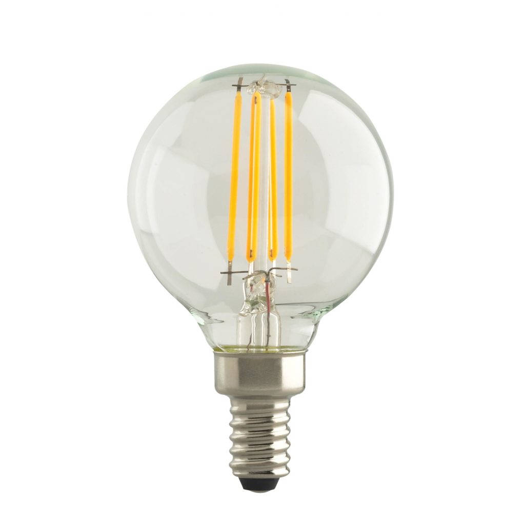 Satco 5.5W G16 1/2 LED Candelabra Light Bulb