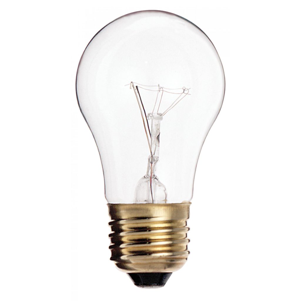 Satco 25W A15 Clear Medium Incandescent Light Bulb