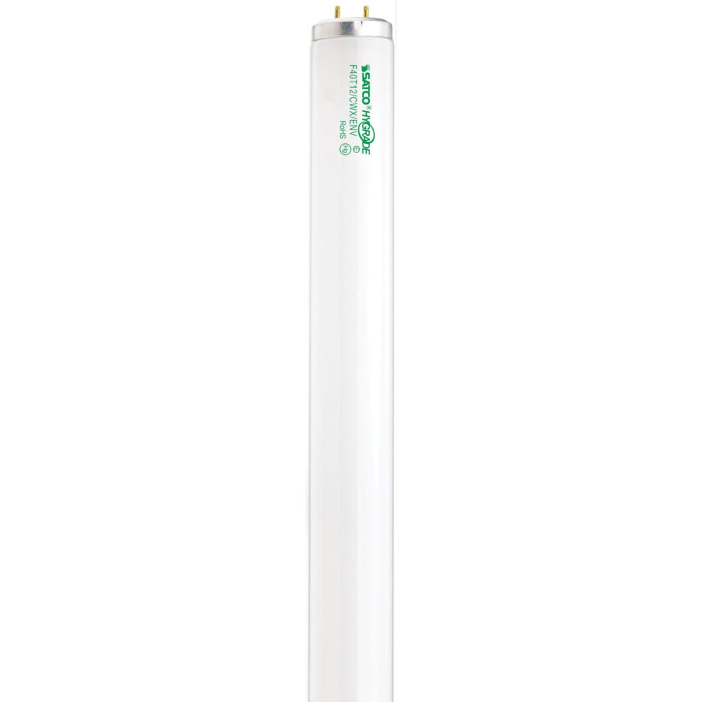 Satco Fluorescent 40W ,48In , Gloss White ,Medium Bi Pin Base, Cool White Temperature